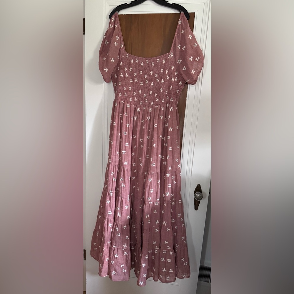 Arula Mauve Floral Dress